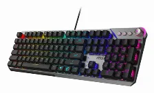 Teclado Msi Strike 600 Silent Us, Ingles, Alambrico, Usb, Mecanico, Led Rgb, Negro